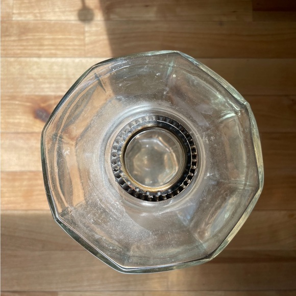 Vintage Glass Oil Lamp - Picture 2 of 7